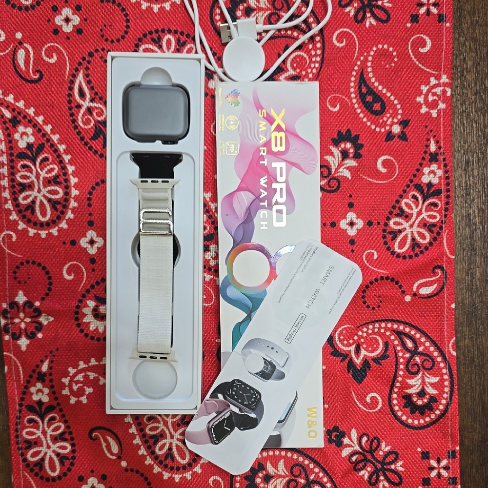 Smart Watch - 2 Bands And Charger